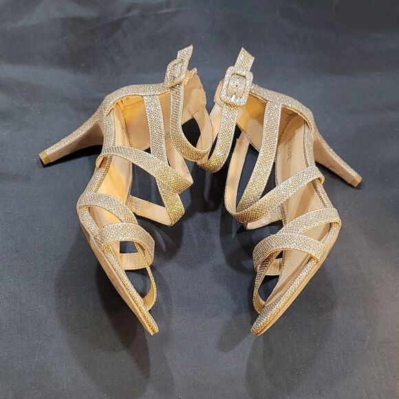 BRAND NEW MARIPE SEQUIM EMBROIDERY HIGH HEEL OPEN-TOE SANDAL - Picture 12 of 16